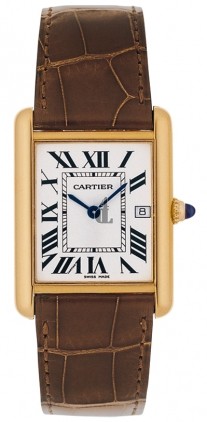 AAA quality Cartier Tank Louis Cartier Mens Watch W1529756 replica.