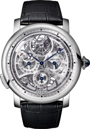 Rotonde de Cartier Grande Complication skeleton watch W1556251 imitation