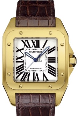 AAA quality Cartier Santos Mens Watch W20071Y1 replica.