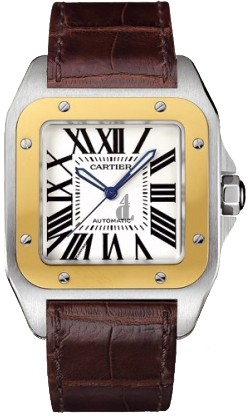 AAA quality Cartier Santos 100 Mens Watch W20072X7 replica.