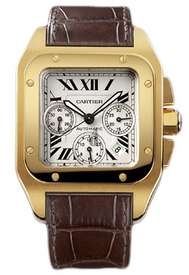 AAA quality Cartier Santos Mens Watch W20096Y1 replica.