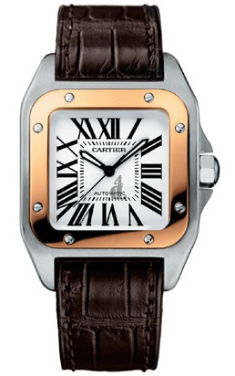 AAA quality Cartier Santos 100 Mens Watch W20107X7 replica.