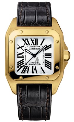 AAA quality Cartier Santos 100 Mens Watch W20112Y1 replica.