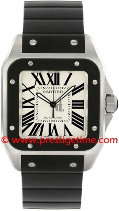 AAA quality Cartier Santos 100 Mens Watch W20121U2 replica.