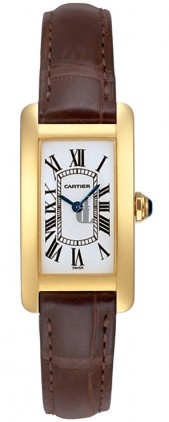 AAA quality CartierTank Americaine Ladies Watch W2601556 replica.
