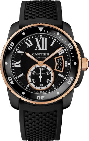 Calibre de Cartier Carbon Diver watch W2CA0004 imitation