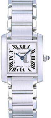 AAA quality Cartier Tank Francaise Ladies Watch W50012S3 replica.