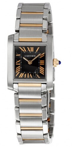 AAA quality Cartier Tank Francaise Small Ladies Watch W5010001 replica.