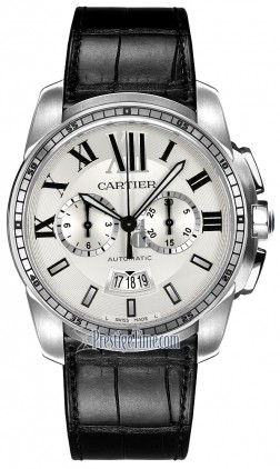 AAA quality Calibre De Cartier Chronograph Mens Watch W7100046 replica.