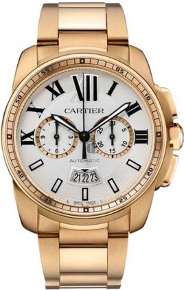 AAA quality Calibre De Cartier Chronograph Mens Watch W7100047 replica.