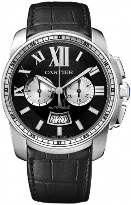 AAA quality Calibre De Cartier Chronograph Mens Watch W7100060 replica.