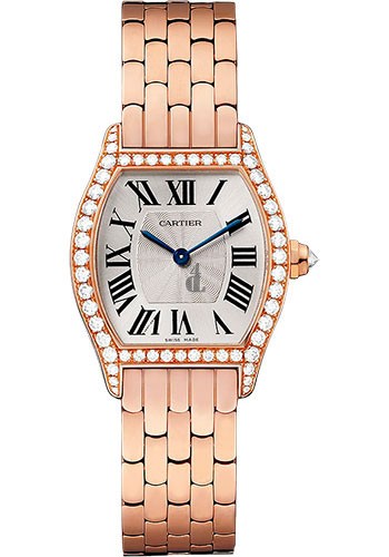 Cartier Tortue Silvered Flinque Dial Ladies Watch imitation