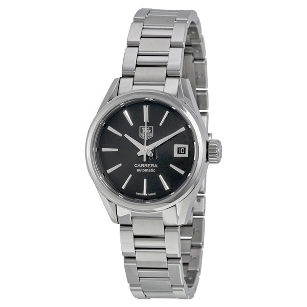 Tag Heuer Carrera Automatic Black Dial Stainless Steel Ladies Watch WAR2410.BA0776 fake.