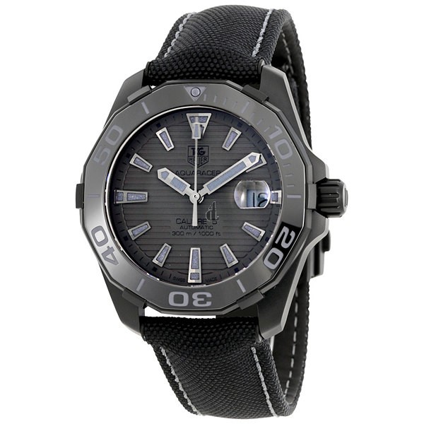 Tag Heuer Aquaracer Black Dial Automatic Men's Watch WAY218B.FC6364 fake.