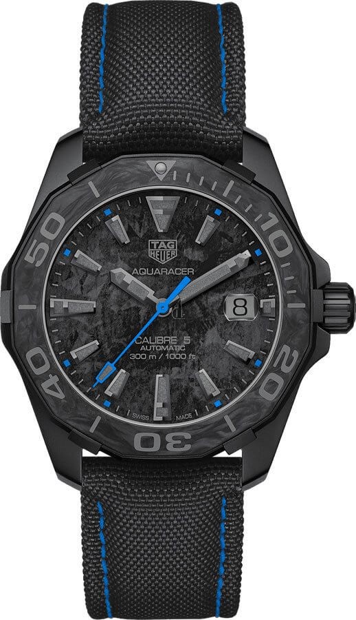TAG Heuer Aquaracer Black Dial Carbon Men's Watch WBD218C.FC6447 replica