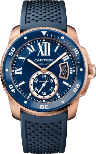 Calibre de Cartier Diver blue watch WGCA0010 imitation