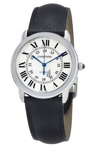 Cartier Ronde Solo Silver Opaline Dial Automatic Ladies WSRN0021