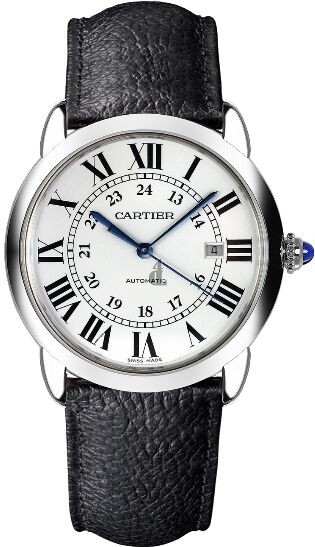 Cartier Ronde Solo Automatic Silvered Opaline Dial Men's WSRN0022