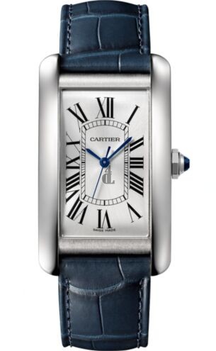 Cartier Tank Americaine Automatic Silver Dial Men's WSTA0018