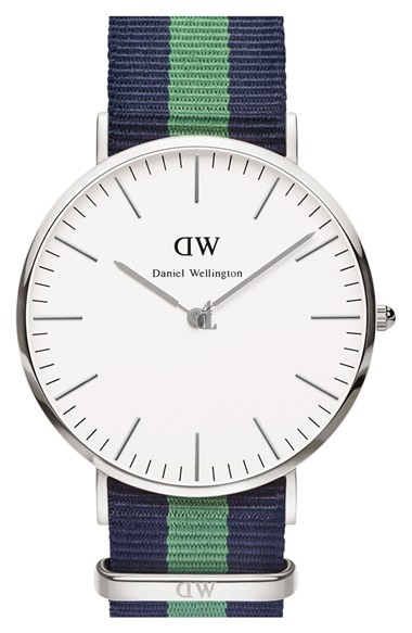 $85:Discounts Daniel Wellington Classic Warwick NATO Strap Watch 40mm