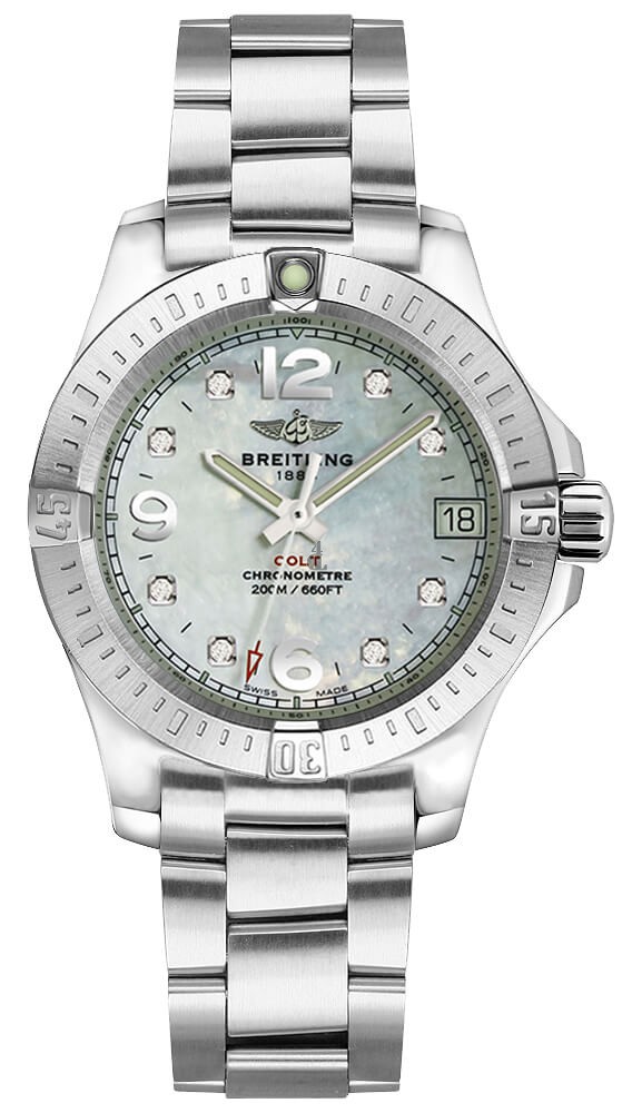 Breitling Colt Lady 33mm Ladies Watch a7738811/a769 replica