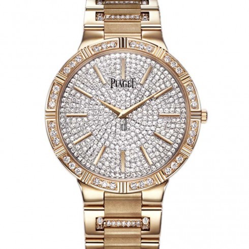 Piaget Dancer Diamond Pave Men's Replica Watch G0A37054