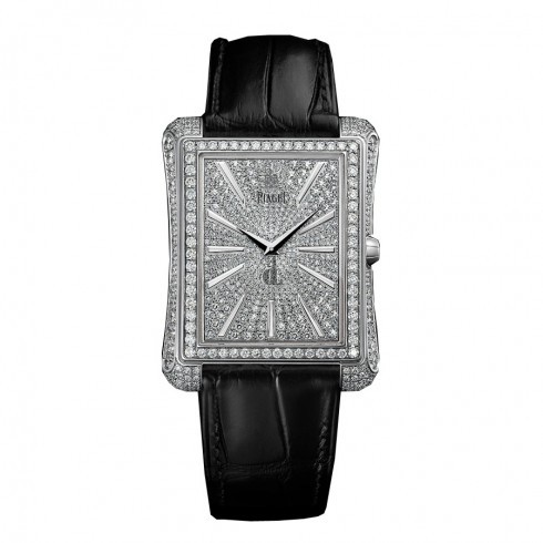 Piaget Emperador Diamond Pave Automatic Men's Replica Watch G0A33075