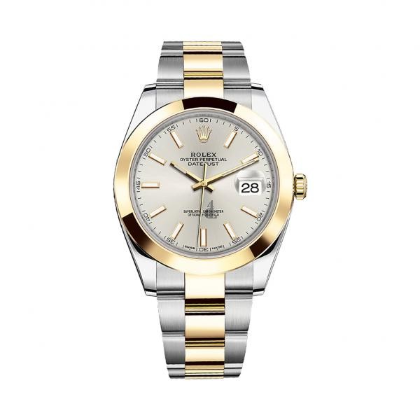 imitation Rolex Datejust 41 126303SSO Silver Dial Steel and 18K Yellow Gold Oyster Watch