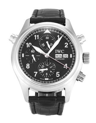 Replica IWC Pilots Double Chronograph Spitfire Mens Watch IW371333