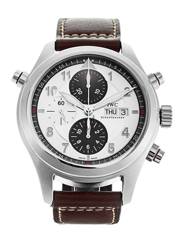 Replica IWC Pilots Spitfire Double Chronograph Automatic Mens Watch IW371802