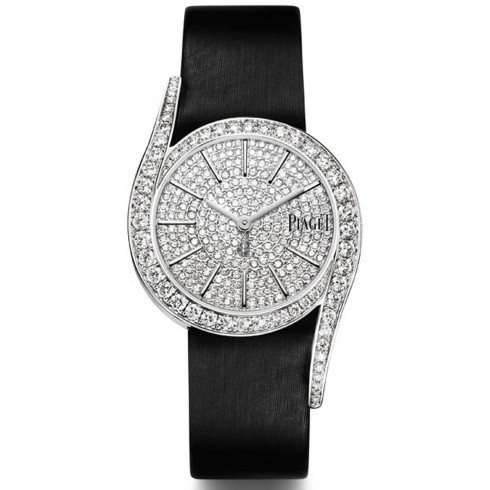 Piaget Limelight Gala Diamond Satin Strap Ladies Replica Watch G0A38162