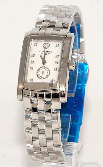 Replica Longines Dolce Vita L5.155.4.94.6 Womens Rectangle Stainless Steel Quartz Watch