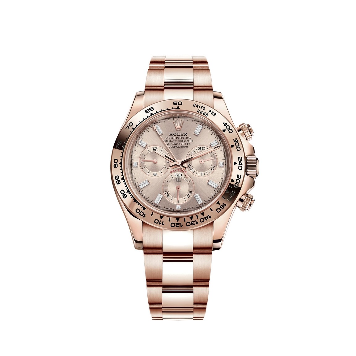 fake Rolex Cosmograph Daytona 18 ct Everose gold M116505-0017 Watch