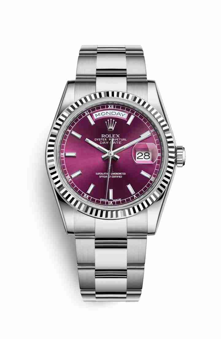 Rolex Day-Date 36 white gold 118239 Cherry Dial