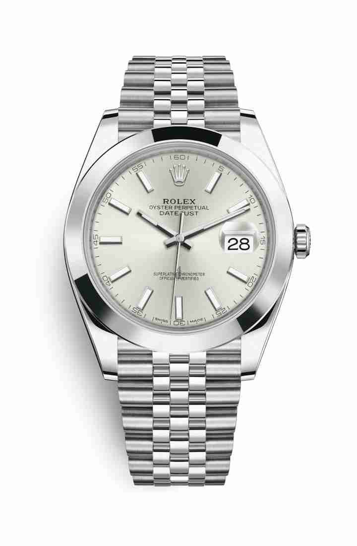 Rolex Datejust 41 Oystersteel 126300 Silver Dial