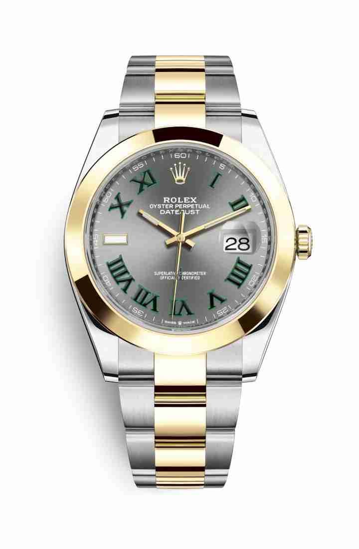 Rolex Datejust 41 Yellow Rolesor Oystersteel yellow gold 126303 Slate Dial