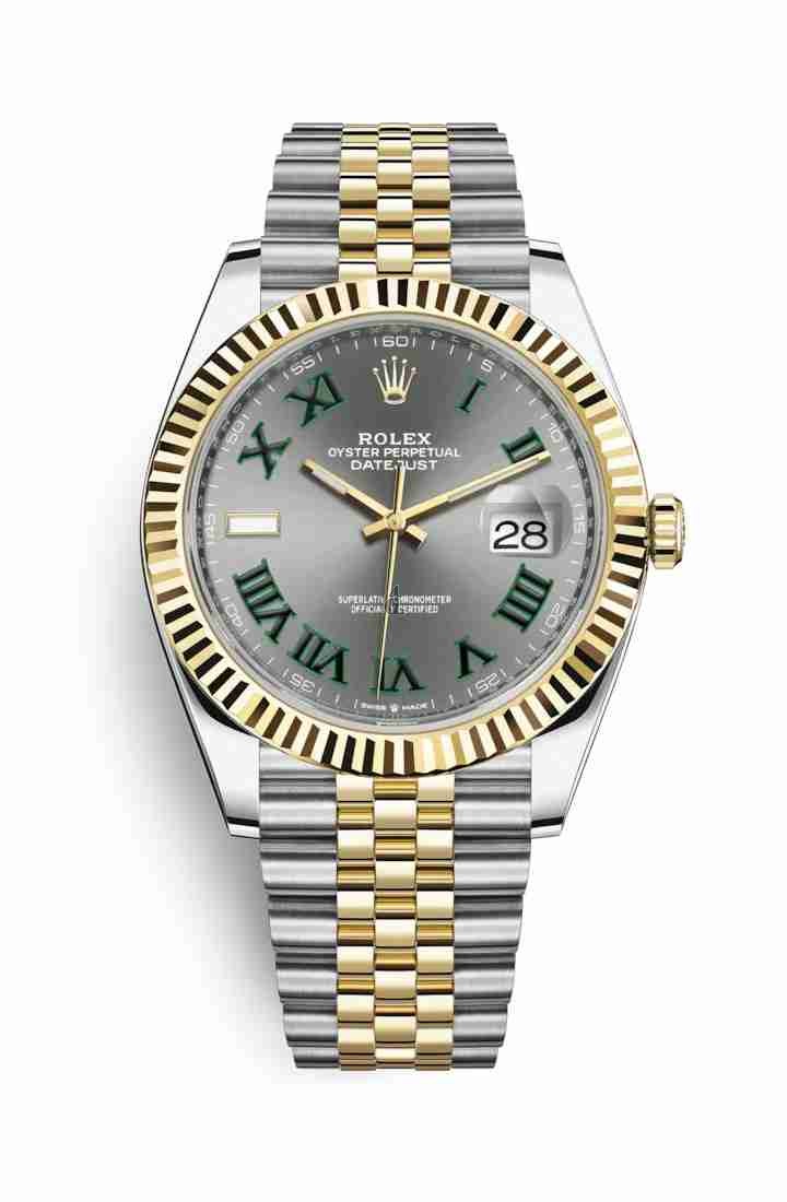 Rolex Datejust 41 Yellow Rolesor Oystersteel yellow gold 126333 Slate Dial