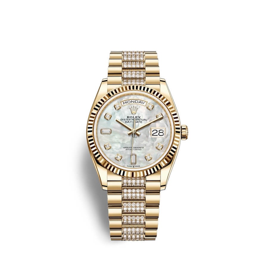 Rolex Day-Date 36 18 ct yellow gold M128238-0032 watch replica