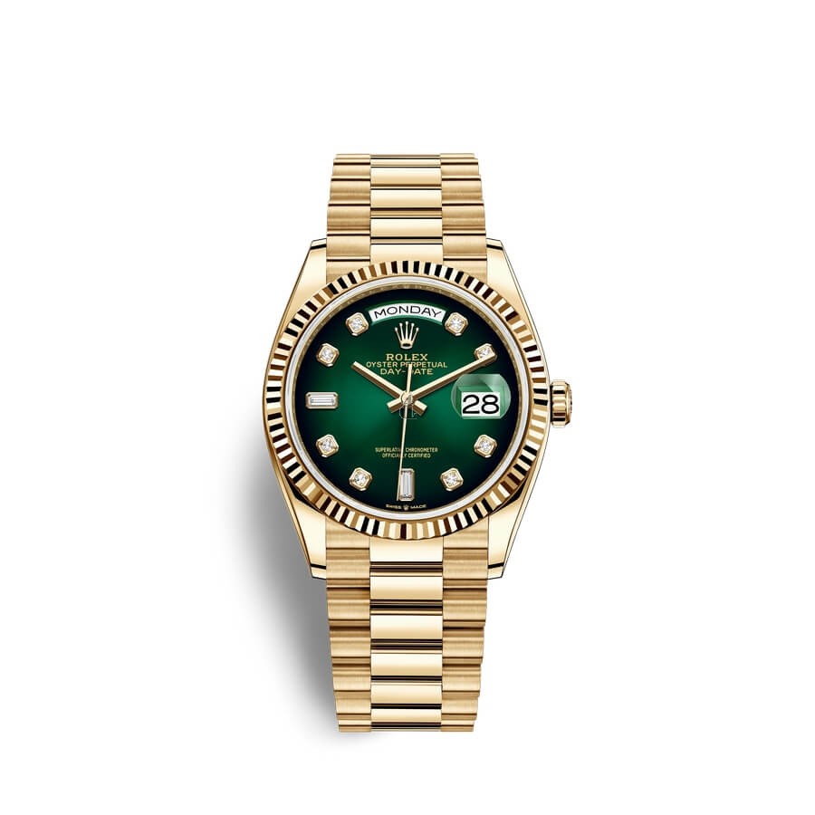 Rolex Day-Date 36 18 ct yellow gold M128238-0069 watch replica