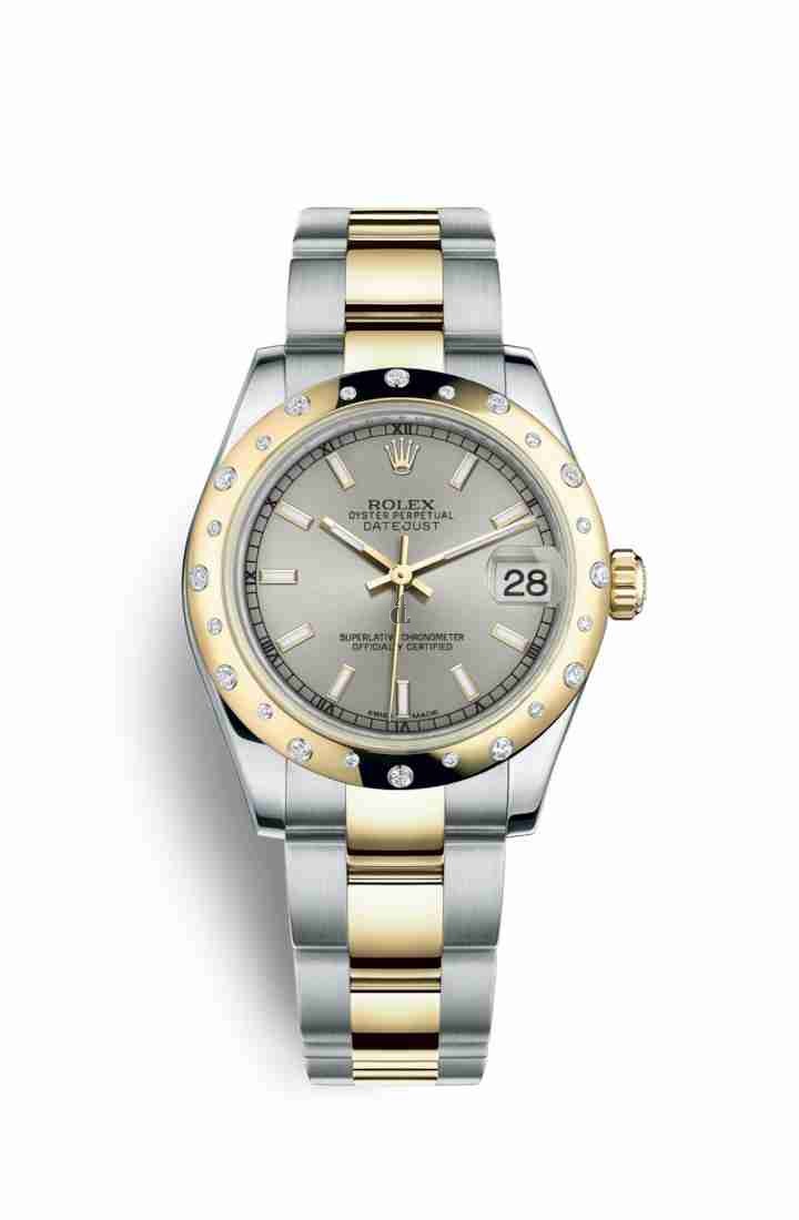 Rolex Datejust 31 Yellow Rolesor Oystersteel yellow gold 178343 Silver Dial