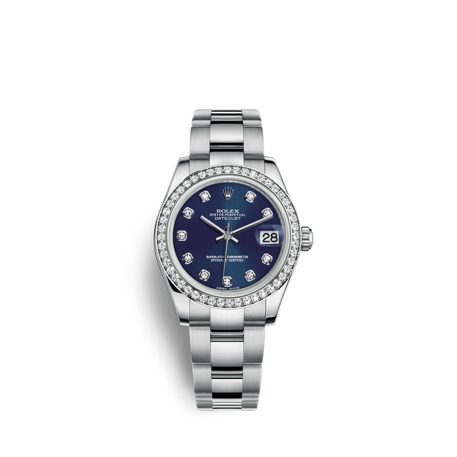 Rolex Datejust 31 Oystersteel 18 ct white gold M178384-0067 watch replica