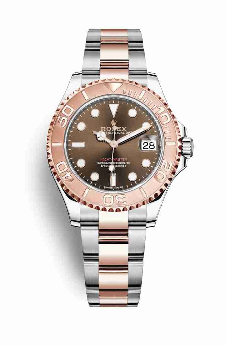 Rolex Yacht-Master 37 Everose Rolesor Oystersteel Everose gold 268621 Chocolate Dial