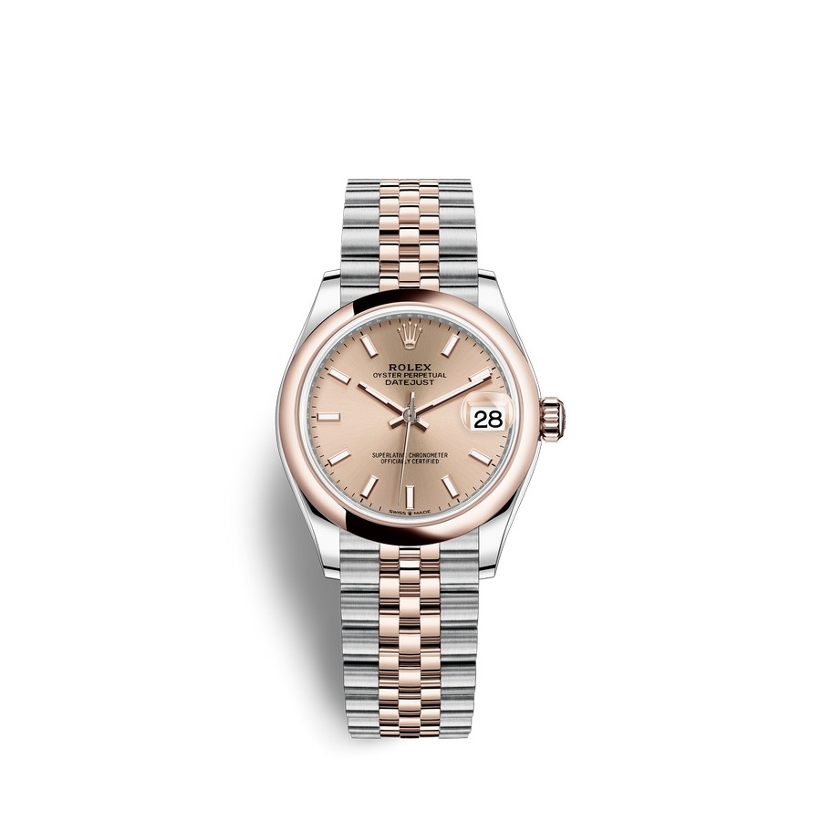 Rolex Datejust 31 Oystersteel 18 ct Everose gold M278241-0010 watch replica