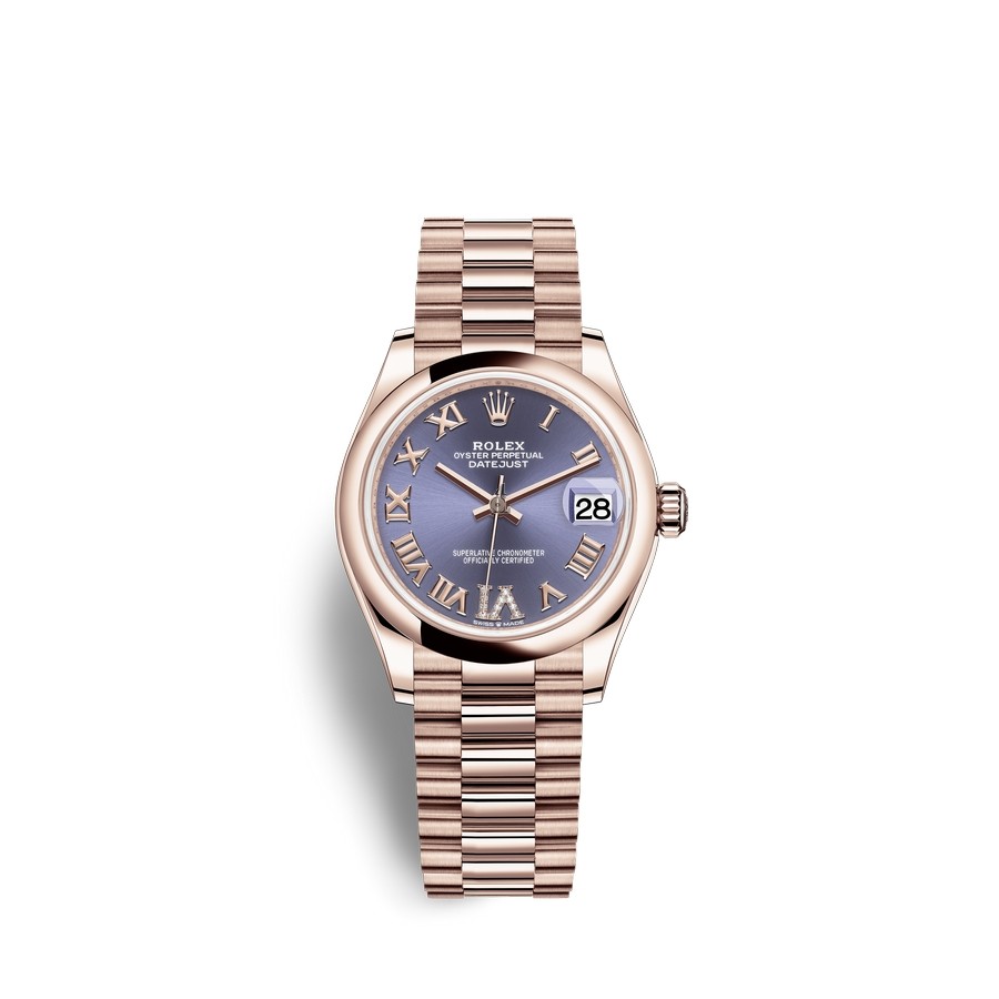 Rolex Datejust 31 18 ct Everose gold M278245-0028 watch replica