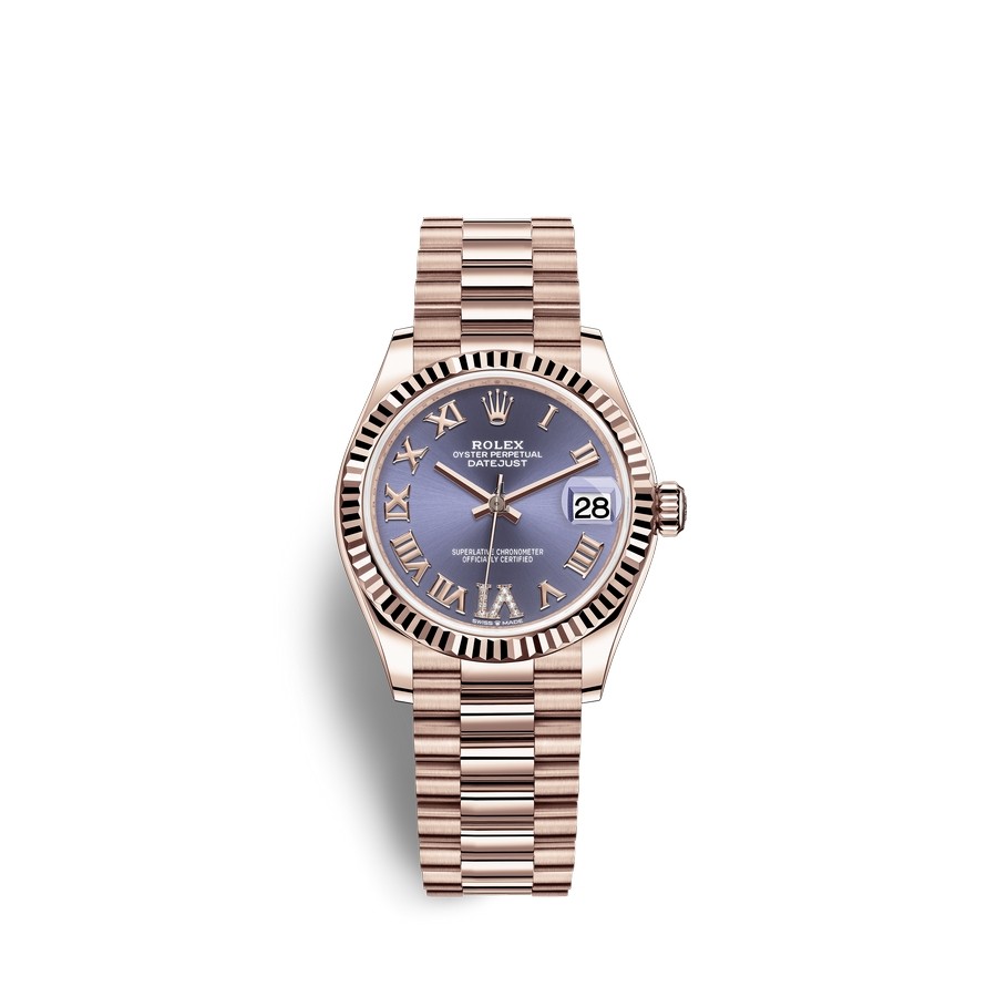 Rolex Datejust 31 18 ct Everose gold M278275-0029 watch replica