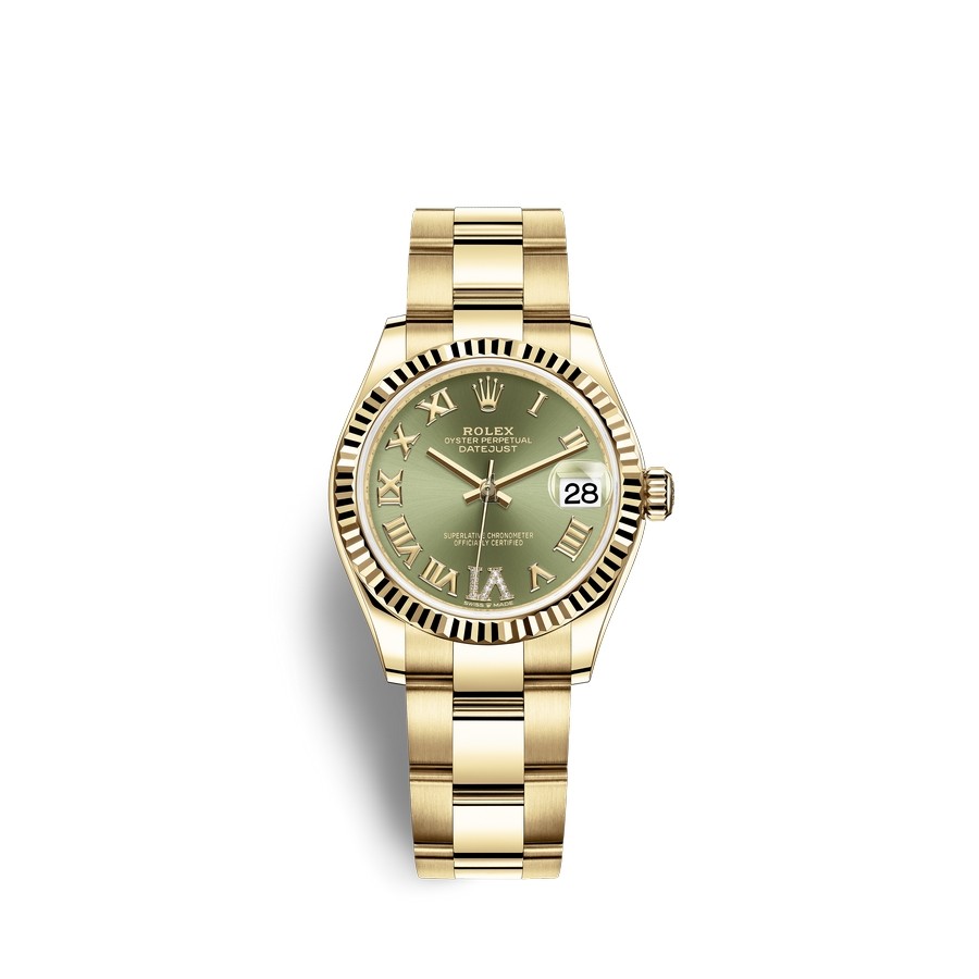 Rolex Datejust 31 18 ct yellow gold M278278-0029 watch replica