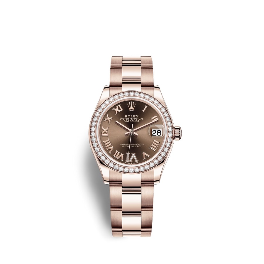 Rolex Datejust 31 18 ct Everose gold M278285RBR-0015 watch replica