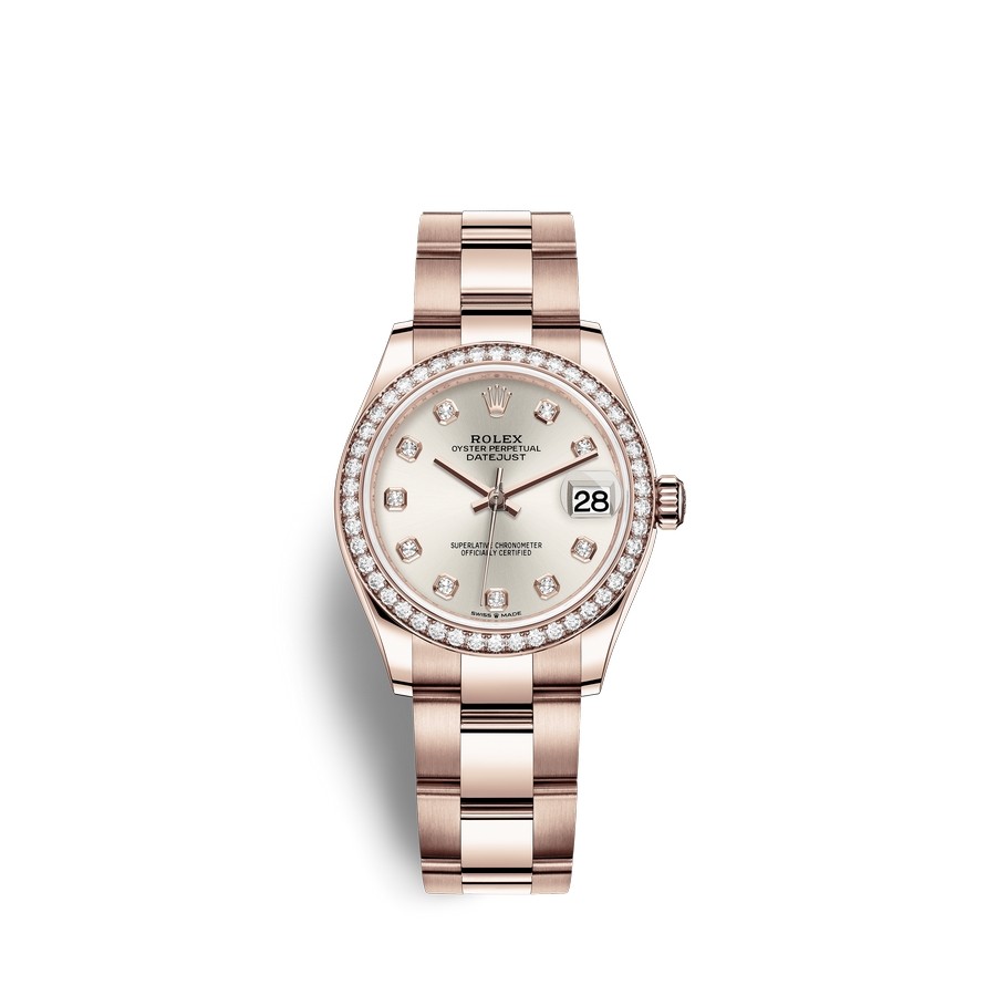 Rolex Datejust 31 18 ct Everose gold M278285RBR-0019 watch replica