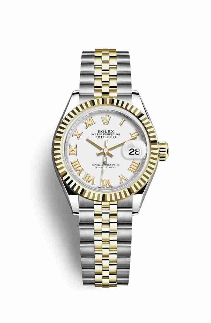 Rolex Datejust 28 Yellow Rolesor Oystersteel yellow gold 279173 White Dial