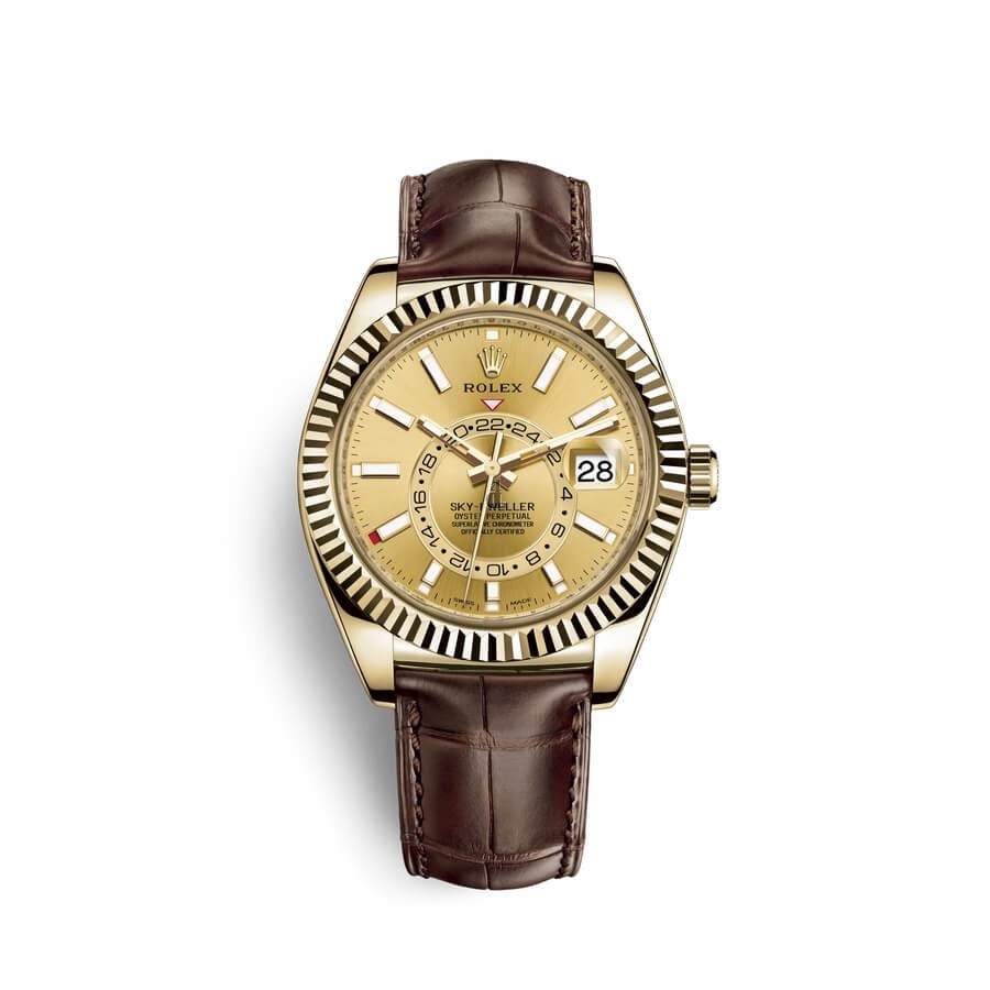 Rolex Sky-Dweller 18 ct yellow gold M326138-0006 watch replica